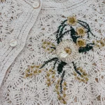 بلوز زنانه بافت گلدوزی | کد 1609 (ارسال رایگان) - Image 3