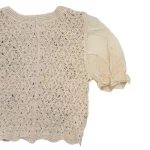 بلوز زنانه بافت مکرومه