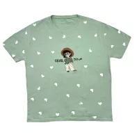 تیشرت زنانه دختر عینک