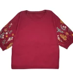 تیشرت زنانه آستین مچی