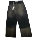 شلوار جين زنانه فول بگ زغالي