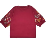 تیشرت زنانه آستین مچی