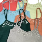 كراپ تاپ زنانه مرواريد|كد 1432(ارسال رايگان) - Image 2