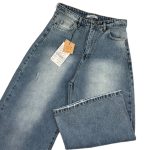 شلوار جين زنانه وايد يخي