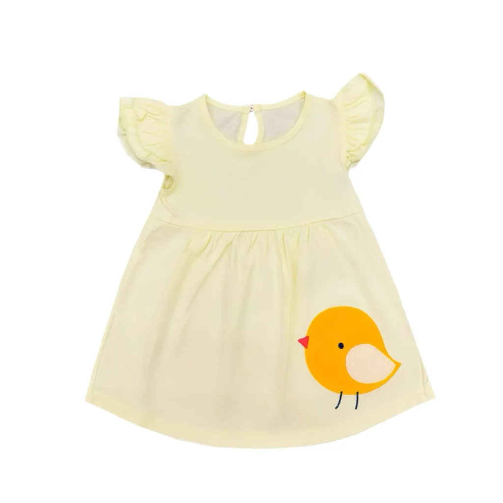 پیراهن نوزادی دخترانه جوجه