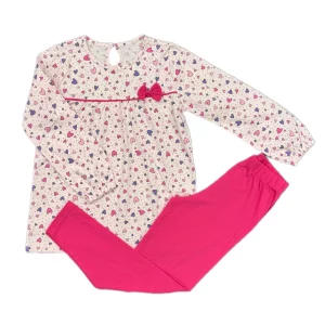 ست بلوز و شلوار دخترانه قلب