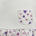 سارافون دخترانه طرح قلب | كد 427320 (ارسال رايگان) - Image 2