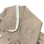 پیراهن دخترانه یقه گیپور | کد 3101 (ارسال رایگان) - Image 3