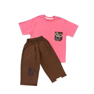 ست تيشرت و شلوارك دخترانه خرگوش