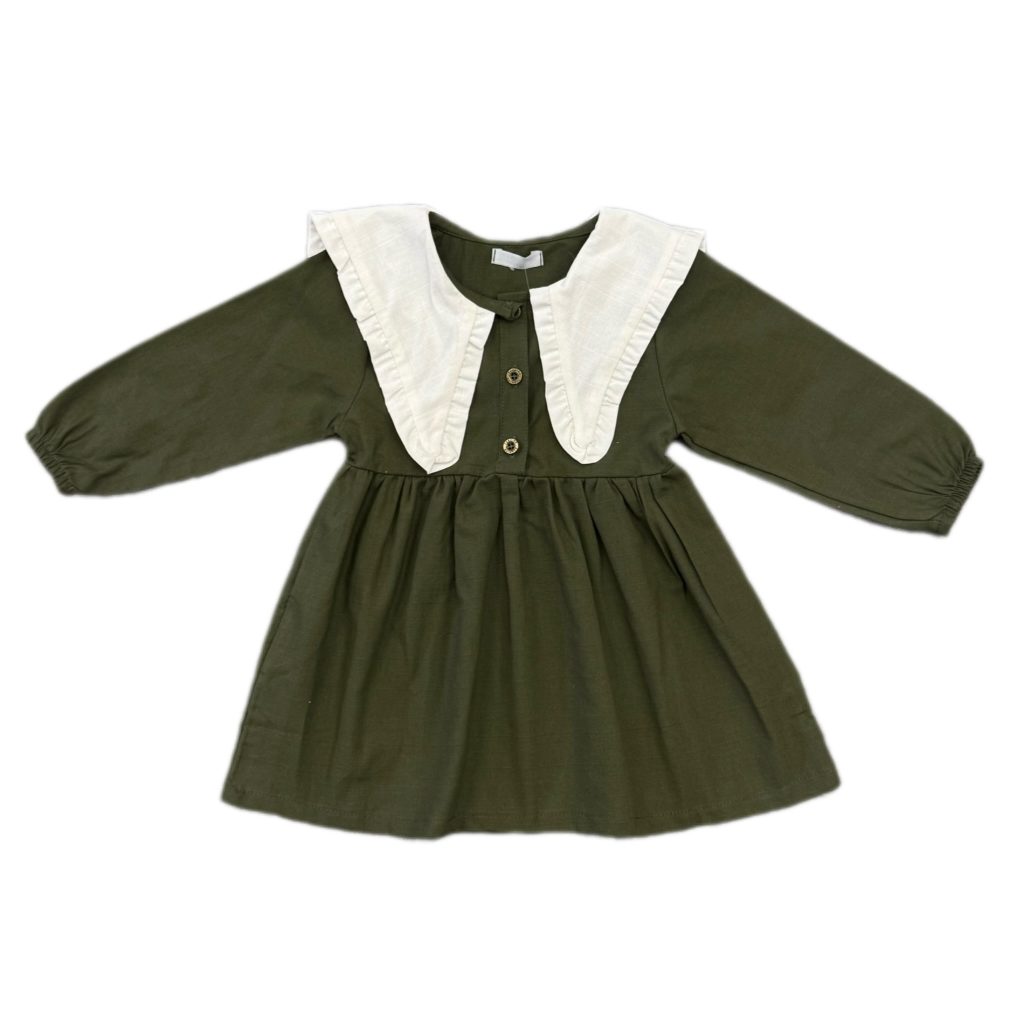 پیراهن دخترانه آستین دار