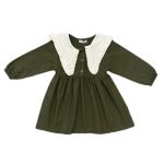 پیراهن دخترانه آستین دار