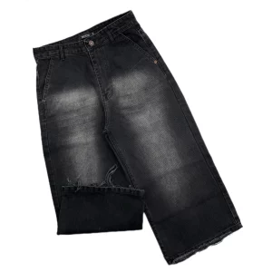 شلوار جين وايد دم پا ريش