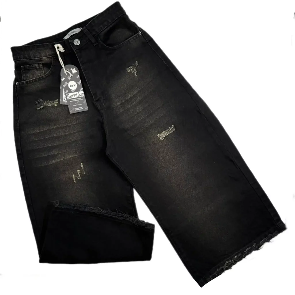 شلوار جين زنانه وايد بگ|كد١٠٠٧٦٢