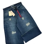 شلوار جين زنانه وايد بگ