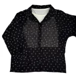 ست شوميز و تاپ زنانه miu شاين دار | كد 4180 (ارسال رايگان) - Image 2