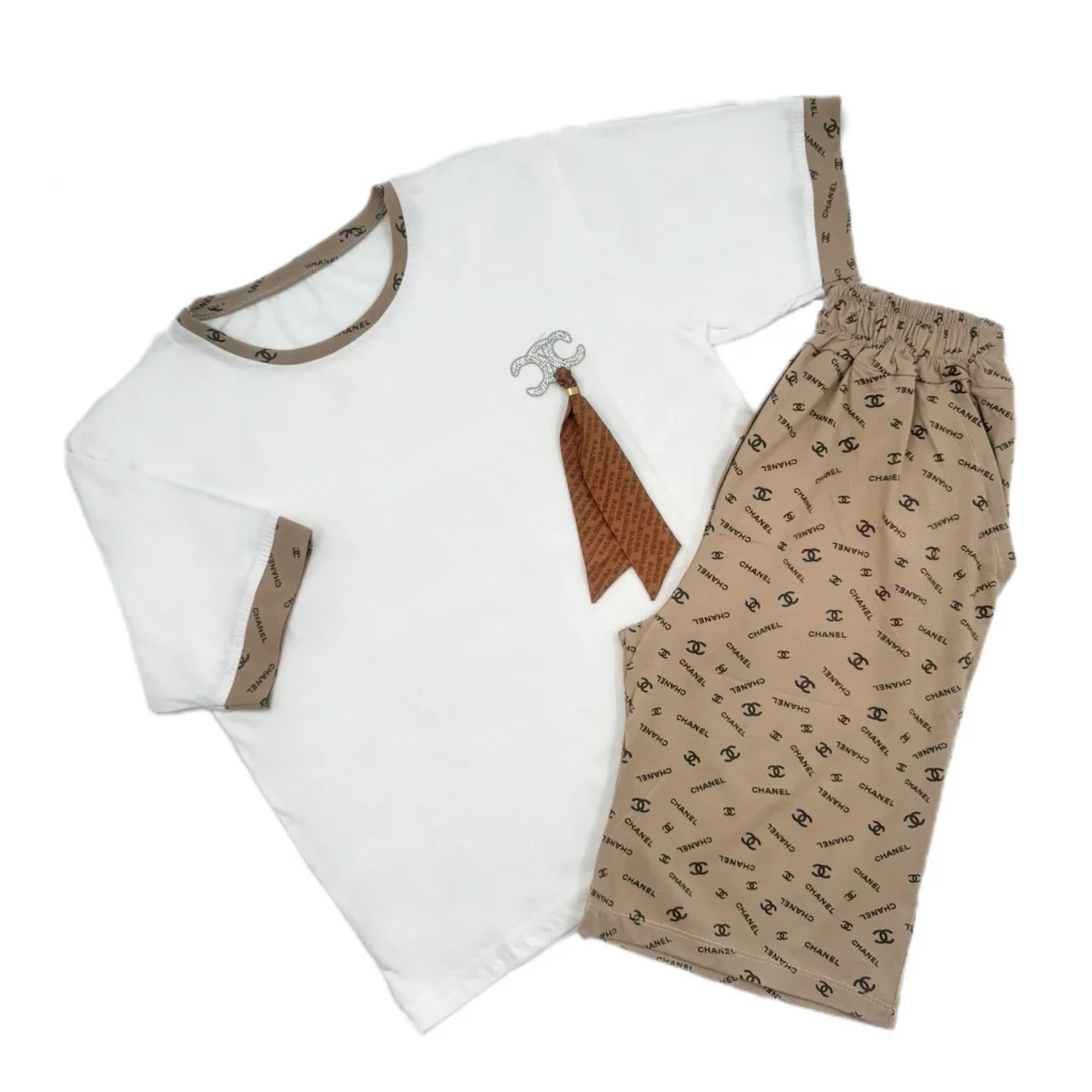 ست تيشرت و شلوارك زنانه