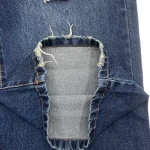 شلوار جين زنانه نيم بگ|كد100730(ارسال رايگان) - Image 3