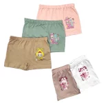 پک ۳ عددی شورت دخترانه کارتونی ها پاچه دار