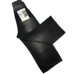 شلوار جين زنانه وايد زغالي زاپ دار|كد 100751(ارسال رايگان) - Image 3