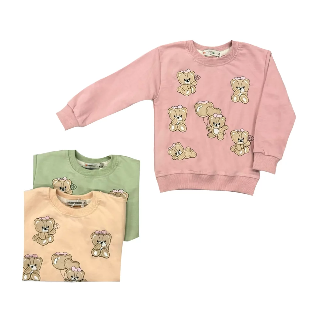 بلوز دخترانه بهاره طرح خرس