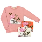 بلوز دخترانه بهاره طرح کفش