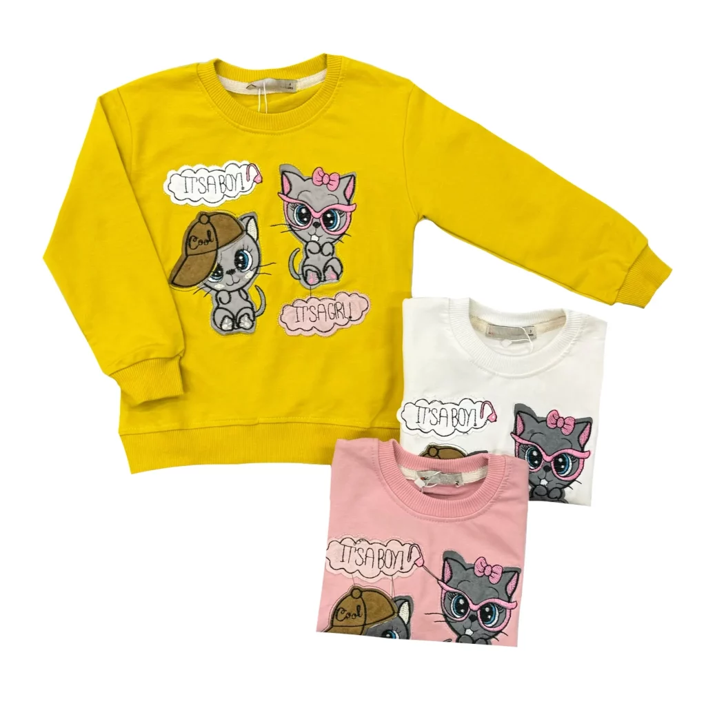 بلوز دخترانه گربه