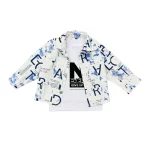 ست کت و بلوز پسرانه کتان