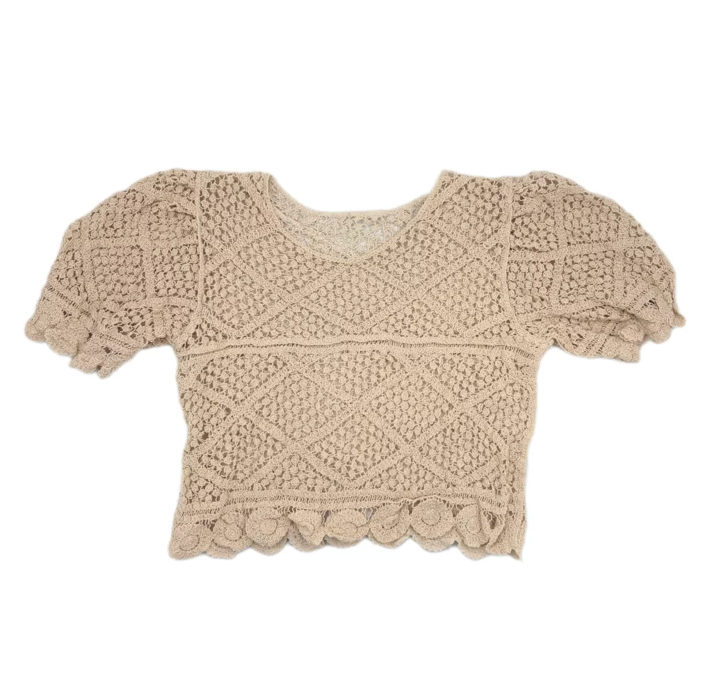 بلوز زنانه بافت مکرومه