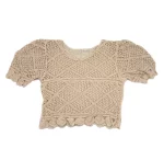 بلوز زنانه بافت مکرومه