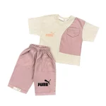 ست بلوز و شلوار کتان دخترانه