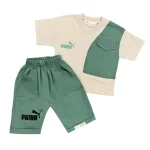 ست بلوز و شلوار کتان دخترانه