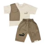 ست بلوز و شلوار کتان دخترانه