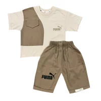 ست بلوز و شلوار کتان دخترانه