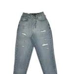 شلوارجين زنانه مام استايل يخي