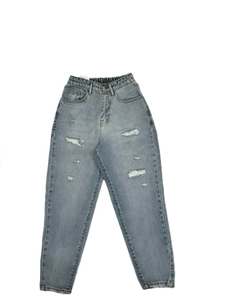 شلوارجين زنانه مام استايل يخي