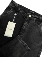 شلوار زنانه مام فیت زغالی |کد 421610(ارسال رایگان) - Image 3