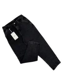 شلوار زنانه مام فیت زغالی