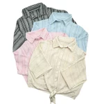 کراپ زنانه راه راه