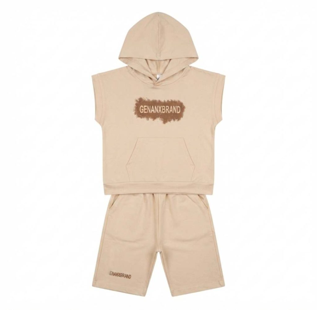 ست دوتیکه وست و شلوارک اسپرت GENANXBRAND