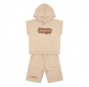 ست دوتیکه وست و شلوارک اسپرت GENANXBRAND